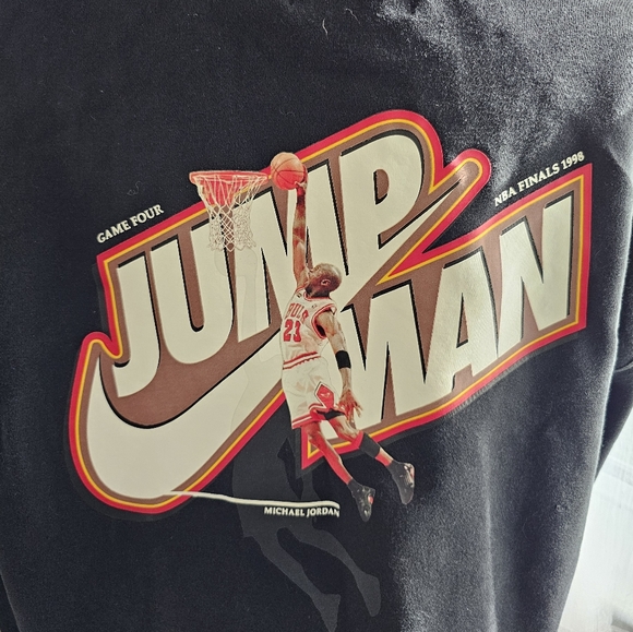 Nike Jordan Jumpman 1998 Finals Black Zip Hoodie Mens Sz 2XL DC9606-010 - Picture 5 of 10